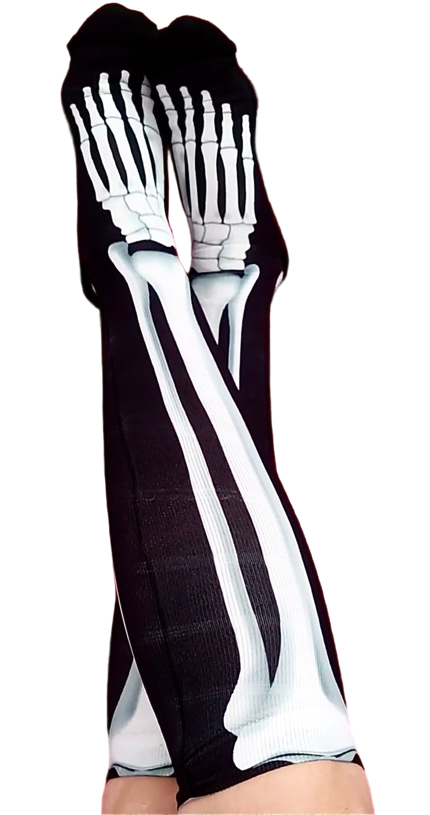 Media Compresión Huesos Black