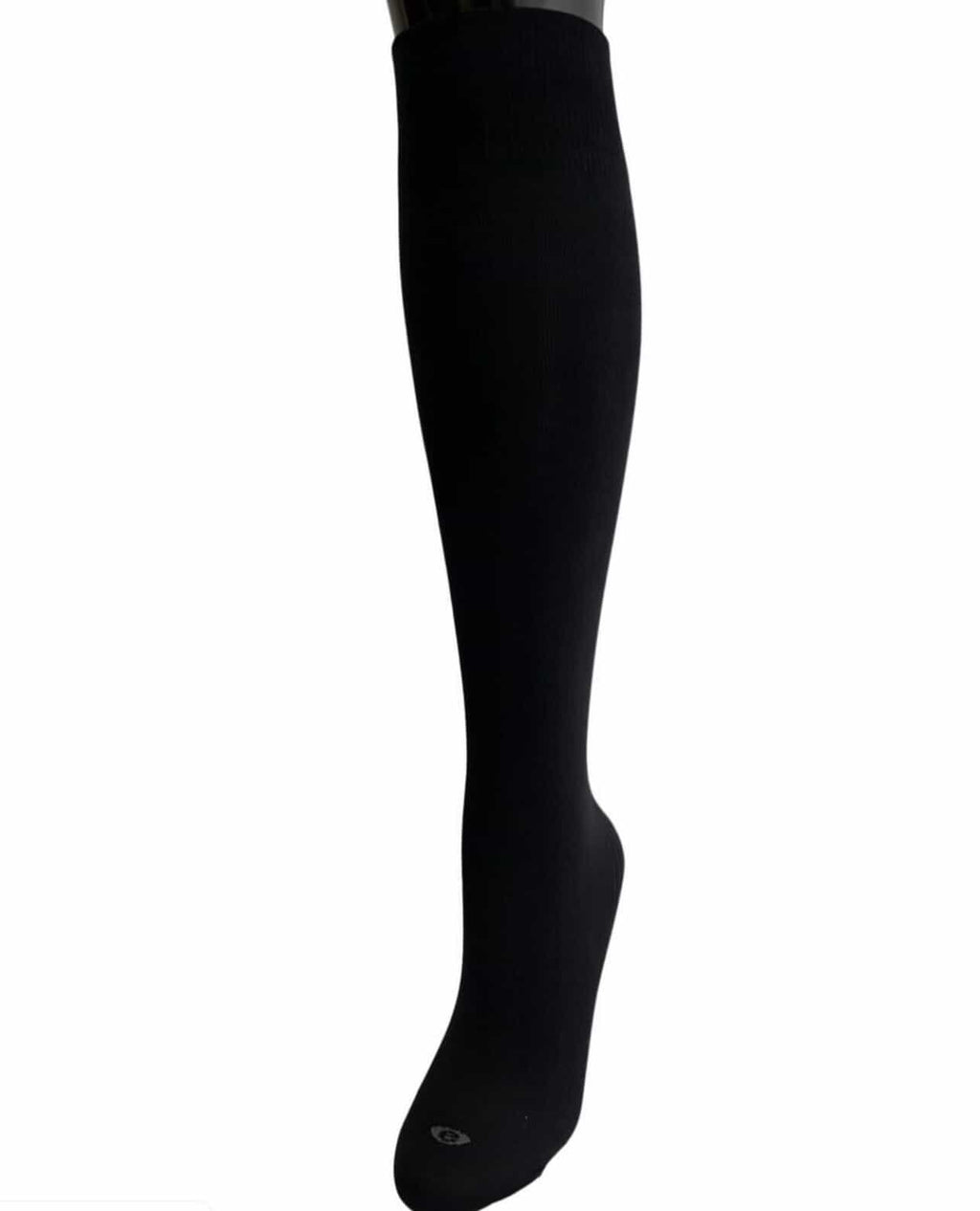 Media larga de compresión negra