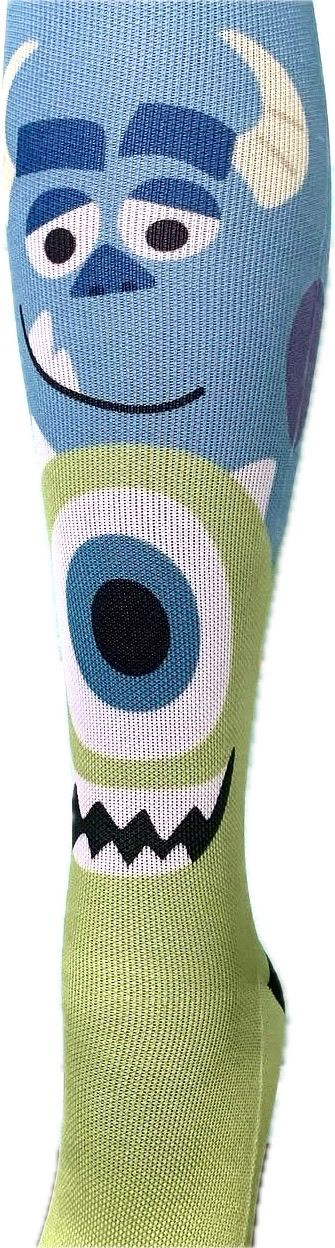 Media Compresión Monster Inc blue and green